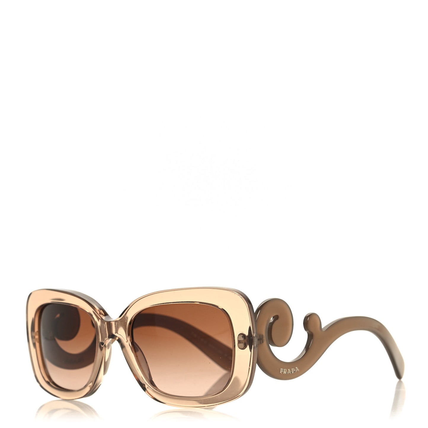 Acetate Baroque Sunglasses SPR 27O Beige