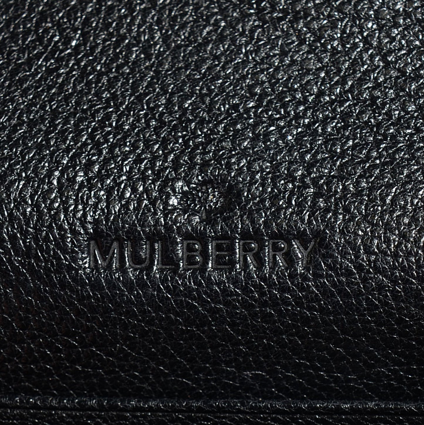 Glossy Goatskin Dome Rivet French Purse Wallet Black