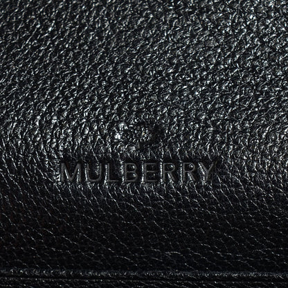 Mulberry Glossy Goatskin Dome Rivet French Purse Wallet Black 7 of 11
