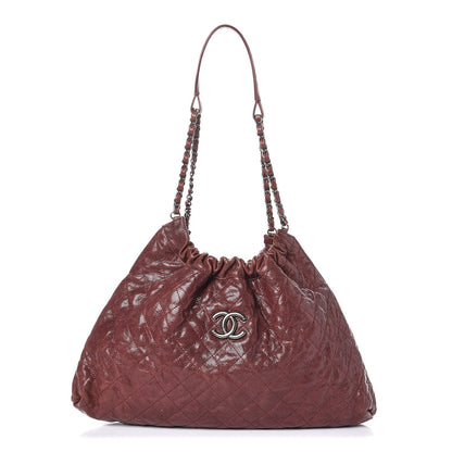 Chanel Caviar Quilted Medium Elastic Tote Bordeaux 1 of 8