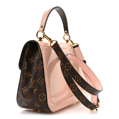 Louis Vuitton Patent Calfskin Monogram Cherrywood PM Rose Ballerine 3 of 11