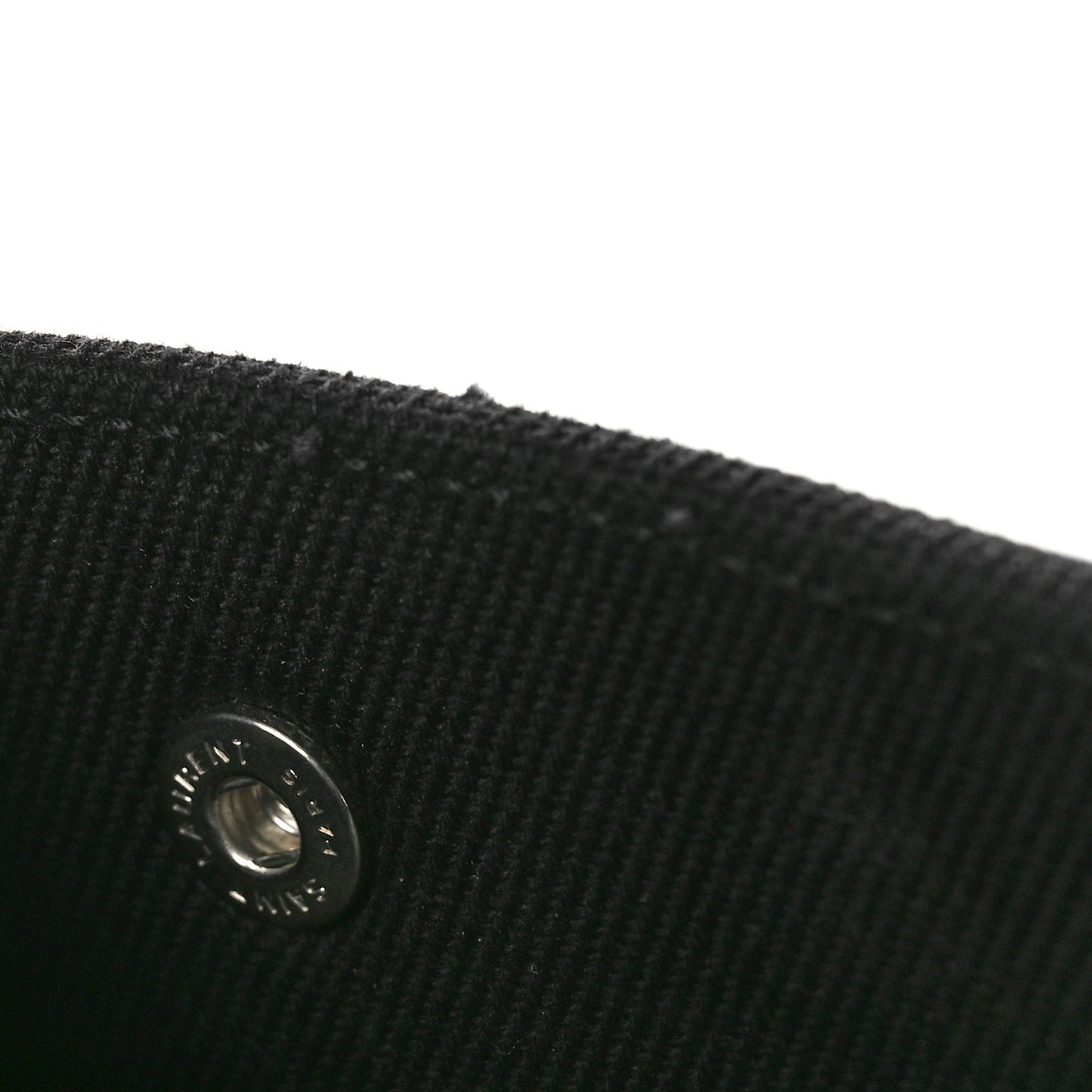 Linen Calfskin Rive Gauche North South Tote Black