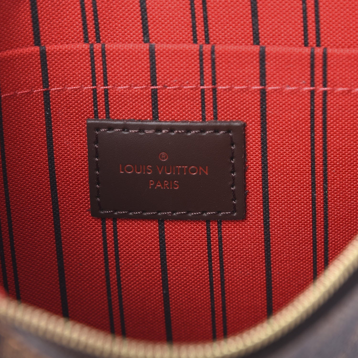 Louis Vuitton Damier Ebene Neverfull MM GM Pochette 5 of 7