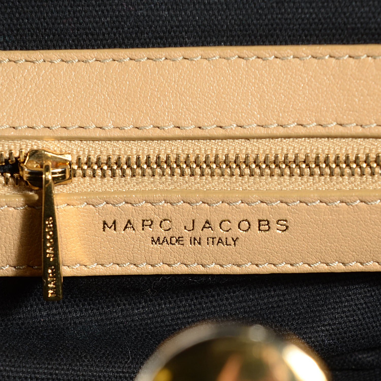Marc Jacobs Calfskin Quilted Stam Camel 6 of 11