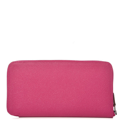 Hermes Epsom Silk'In Wallet Rose Pourpre Bleu Lin 1 of 8