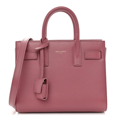 Saint Laurent Calfskin Nano Sac De Jour Rose Dark 1 of 9