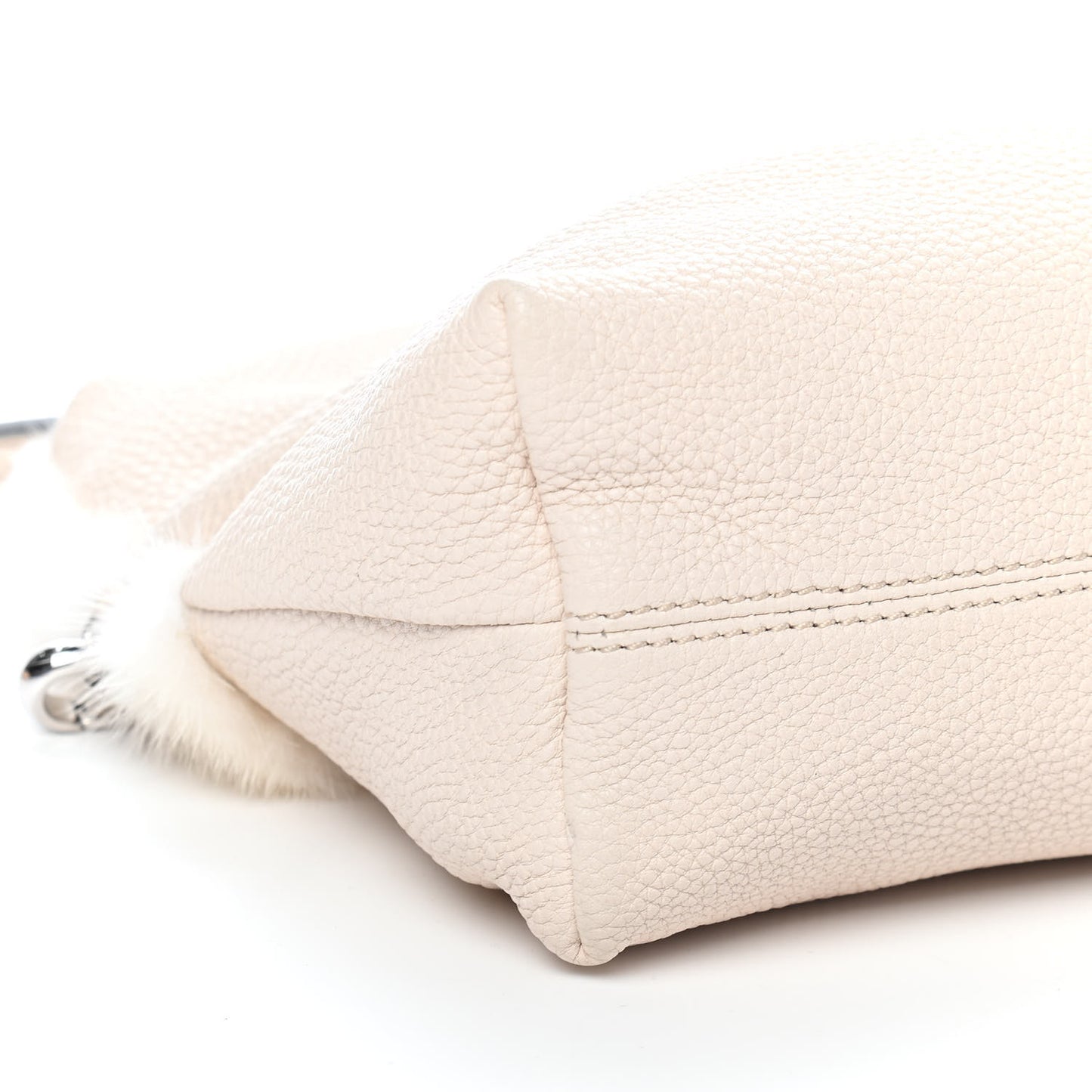 Prorsum Grainy Calfskin Mink Chain Bag Stone
