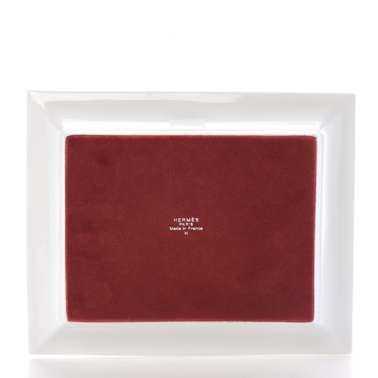 Hermes Porcelain H Deco Change Tray 3 of 5