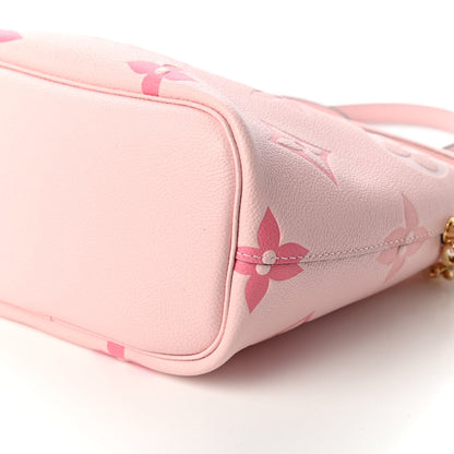 Louis Vuitton Empreinte Monogram Giant By The Pool Marshmallow Hobo PM Bouton De Rose 7 of 10