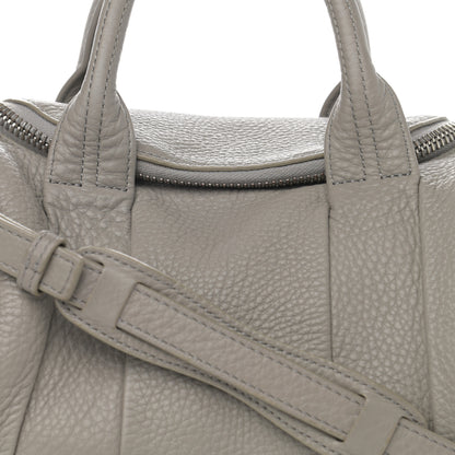 Alexander Wang Pebbled Lambskin Rockie Gray Pale Gold Hardware 7 of 14