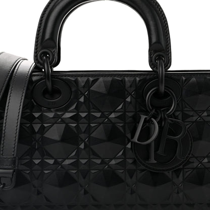 Christian Dior Calfskin Cannage Diamond Medium Lady D-Joy Black 8 of 10
