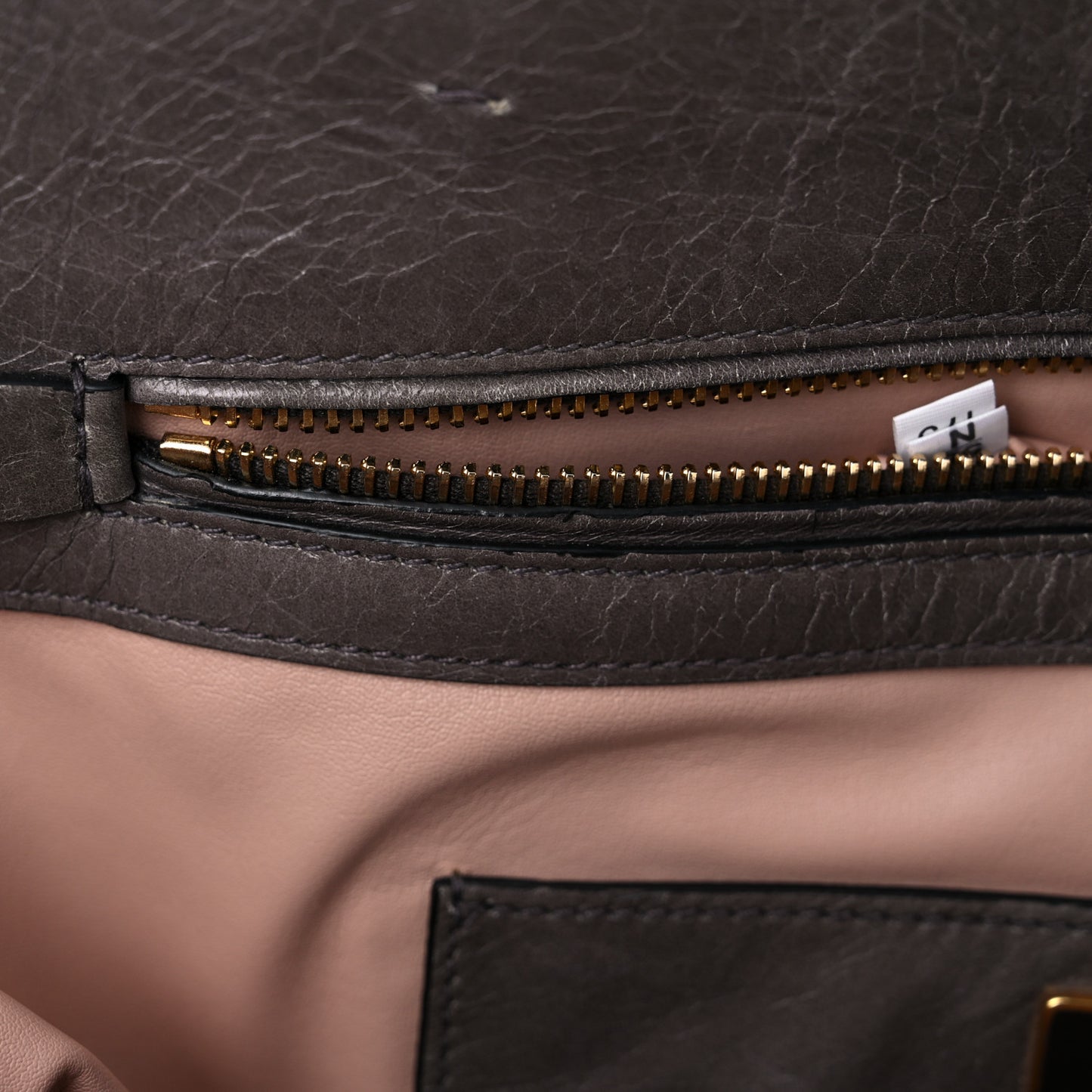 Glace Calf Front Pocket Tote Astrale