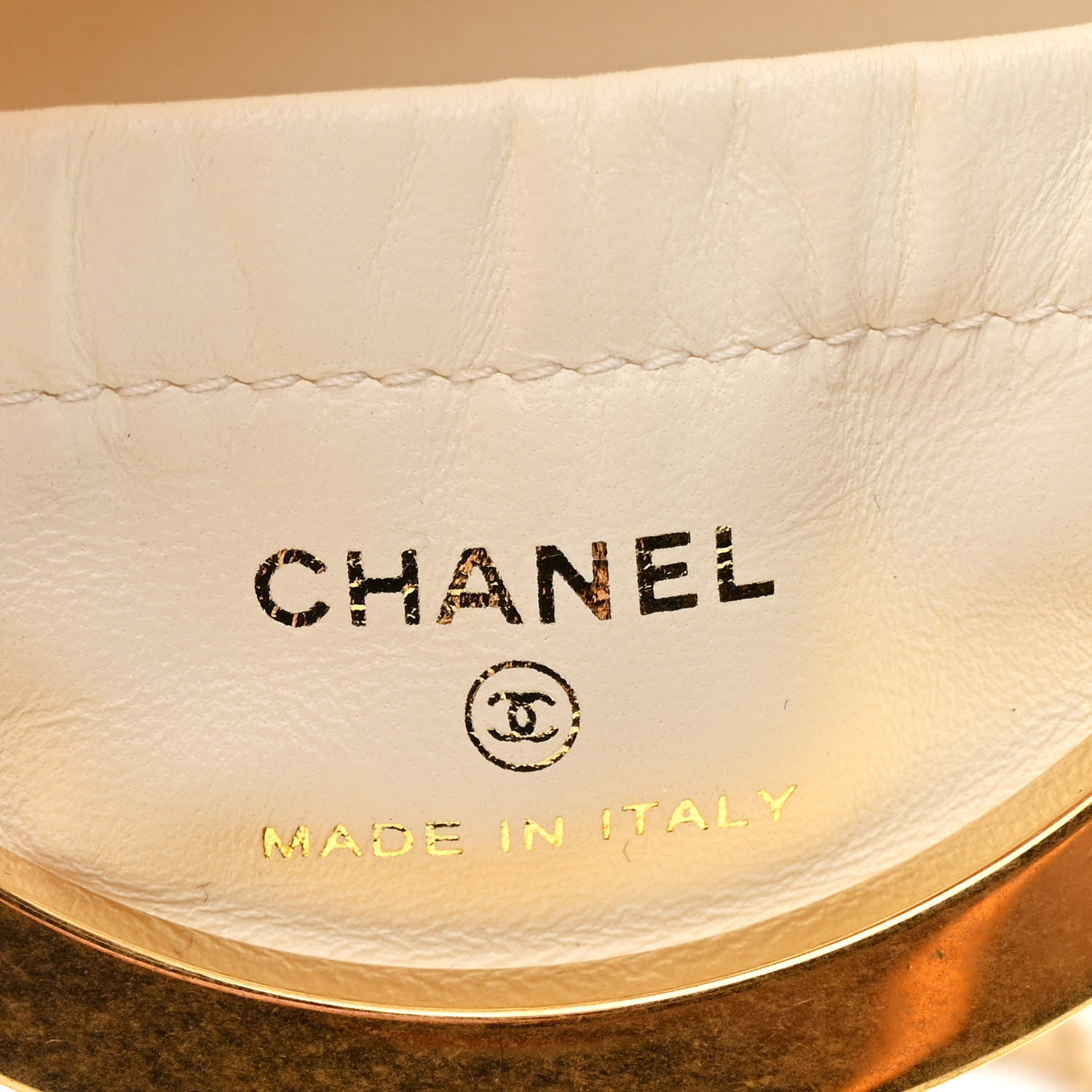 Chanel Lambskin Quilted Sphere Minaudiere Chain Clutch White 5 of 9