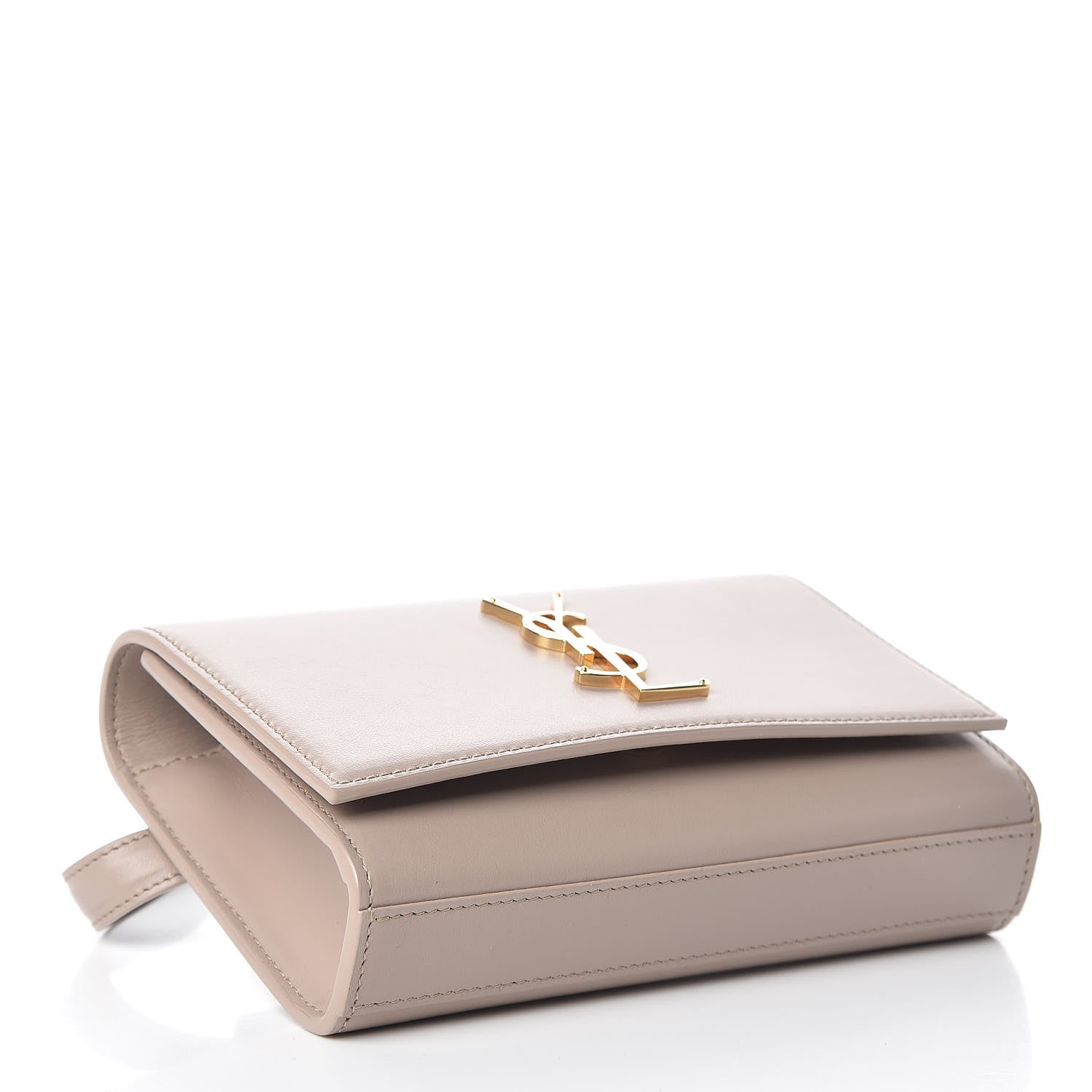 Saint Laurent Smooth Calfskin Monogram Kate Belt Bag Natural 4 of 9