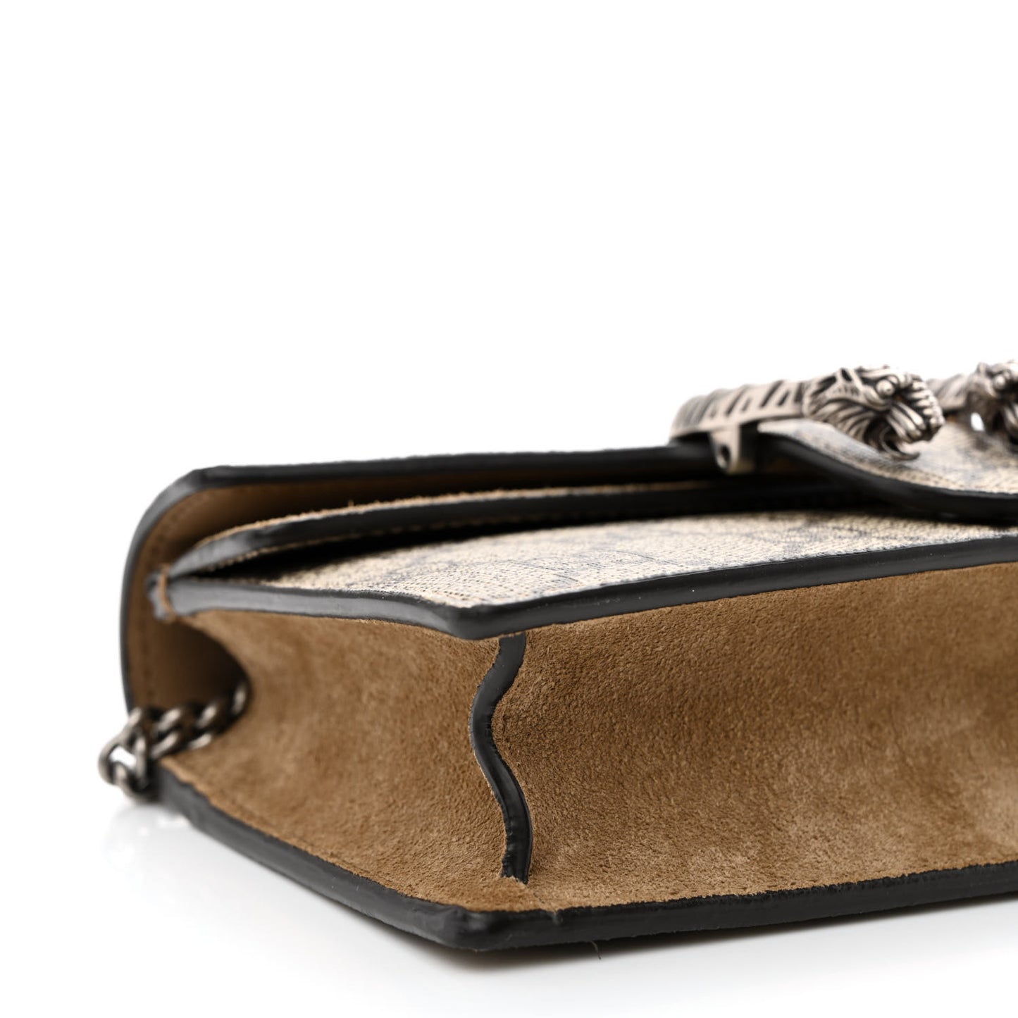 GG Supreme Monogram Super Mini Dionysus Shoulder Bag Taupe