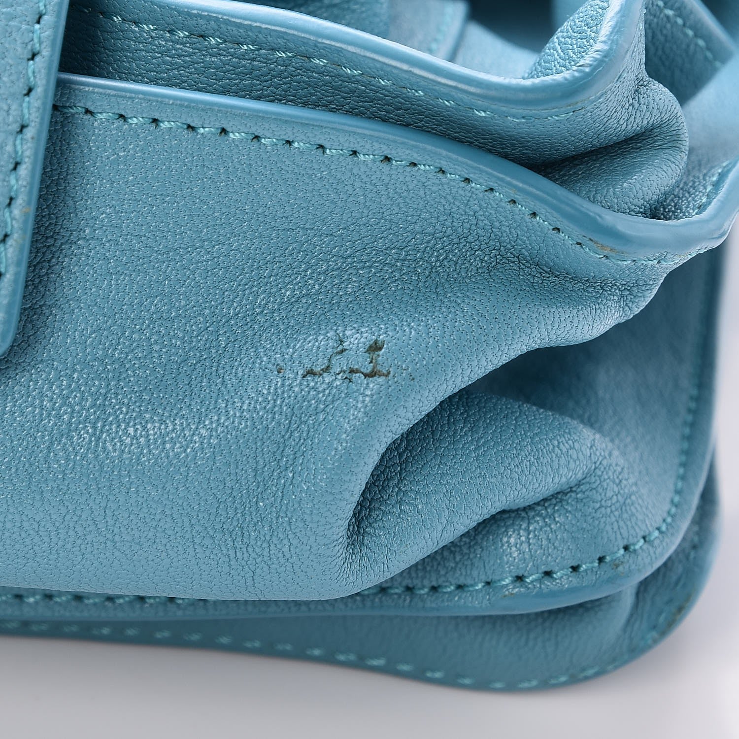 Proenza Schouler Lambskin Medium PS1 Satchel Teal 8 of 10