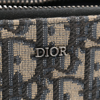 Christian Dior Oblique Pouch Navy Blue 6 of 12