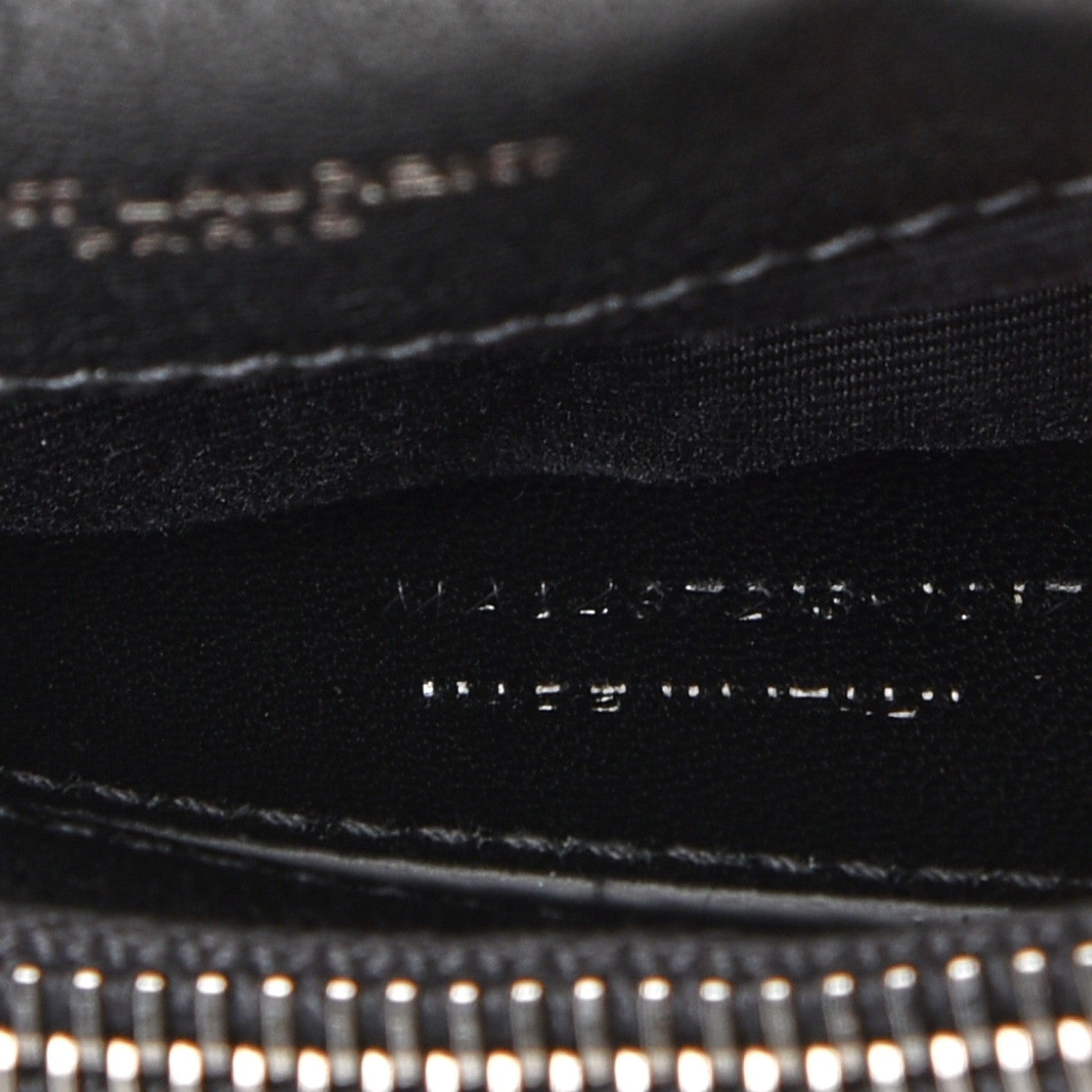 Saint Laurent Sheepskin Matelasse Chevron Monogram Medium College Bag Black 7 of 7