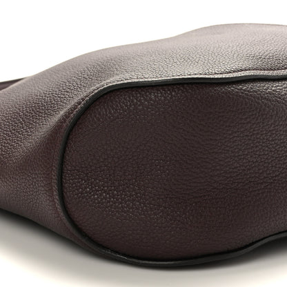 Salvatore Ferragamo Calfskin Margot Hobo Ganache Brown 8 of 9
