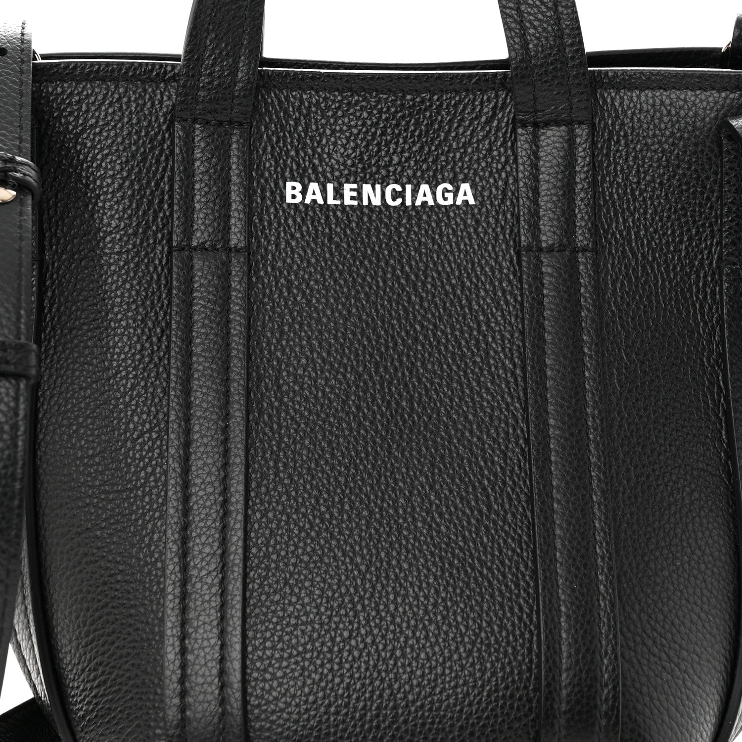 Balenciaga Grained Calfskin XS Everyday North South Shoulder Tote Bag Black 9 of 12