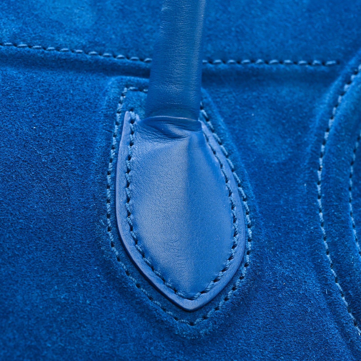 Celine Suede Small Phantom Luggage Blue 19 of 21