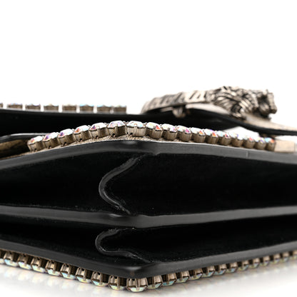 Gucci GG Supreme Monogram Crystal Small Dionysus Shoulder Bag Black 9 of 13