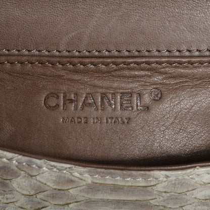 Chanel Python Stone Embellished Mini Flap Beige 7 of 8