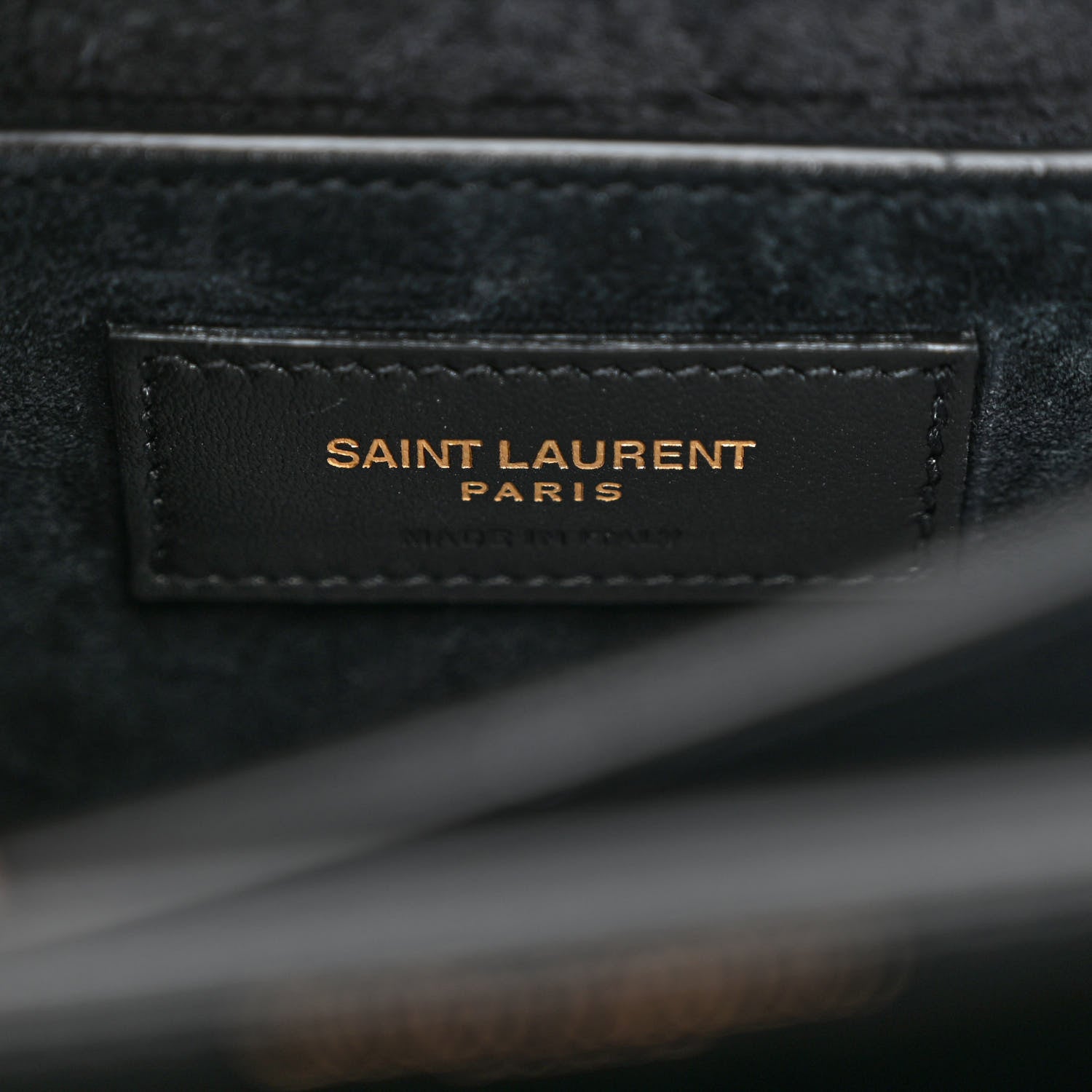 Saint Laurent Calfskin Medium Monogram Sunset Black 6 of 11