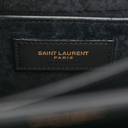 Saint Laurent Calfskin Medium Monogram Sunset Black 6 of 11