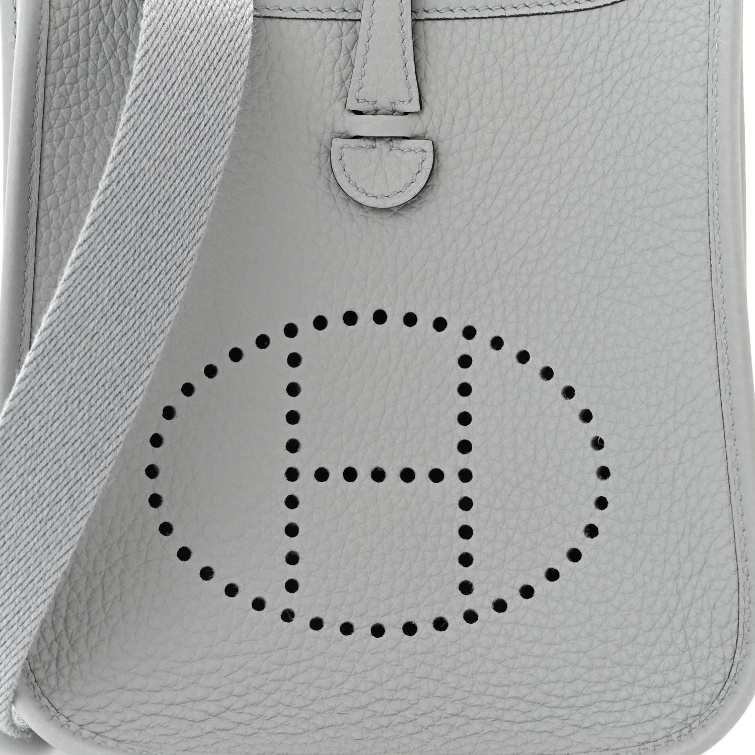 Hermes Taurillon Clemence Evelyne TPM Bleu Glacier 8 of 11