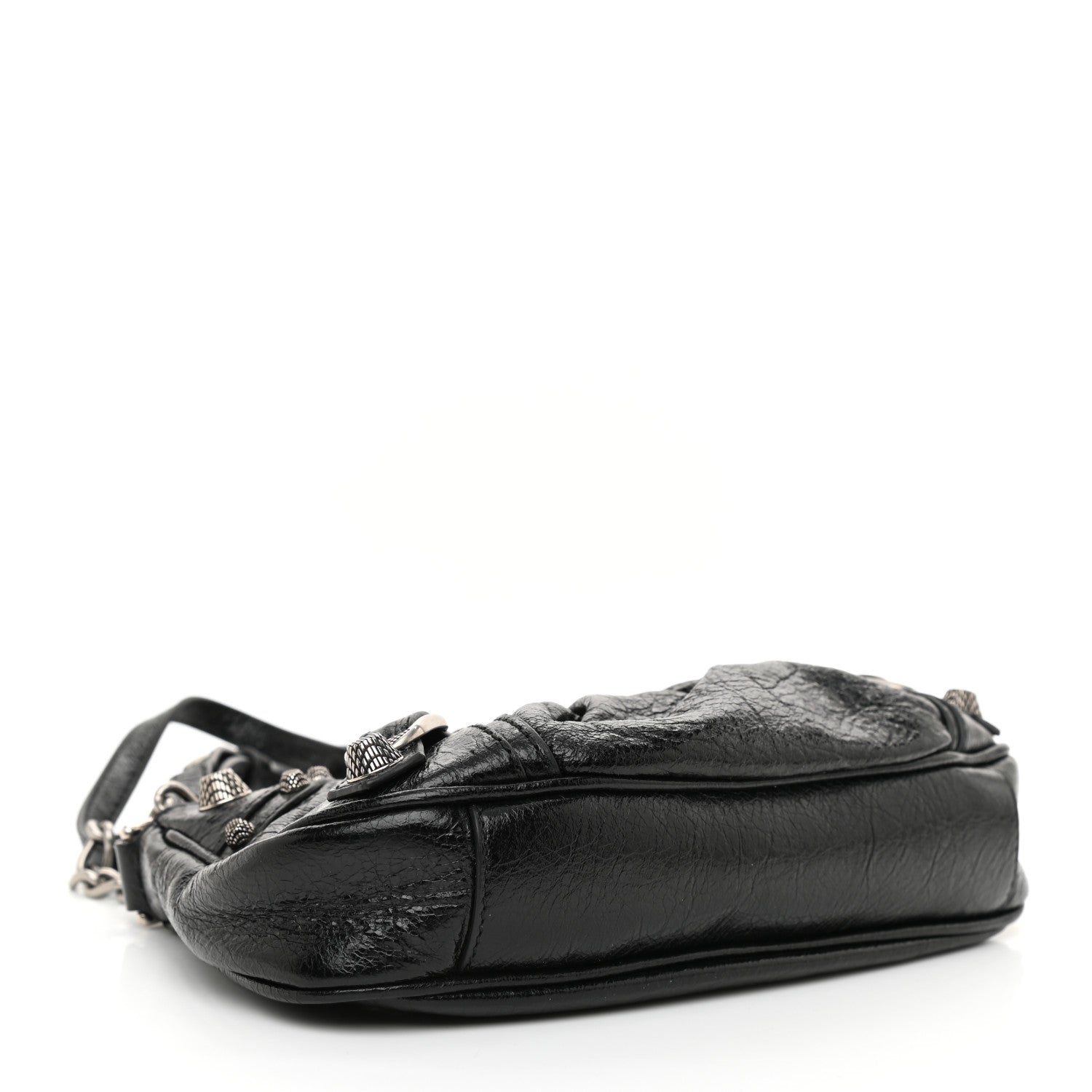 Balenciaga Agneau Arena Le Cagole Mini Purse With Chain Black 4 of 8