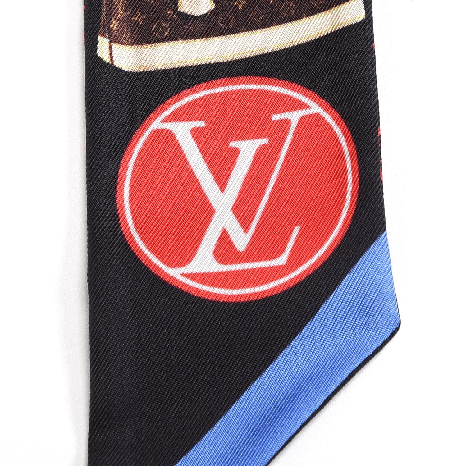 Louis Vuitton Silk Monogram Tribute To Alma BB Bandeau Black 3 of 4