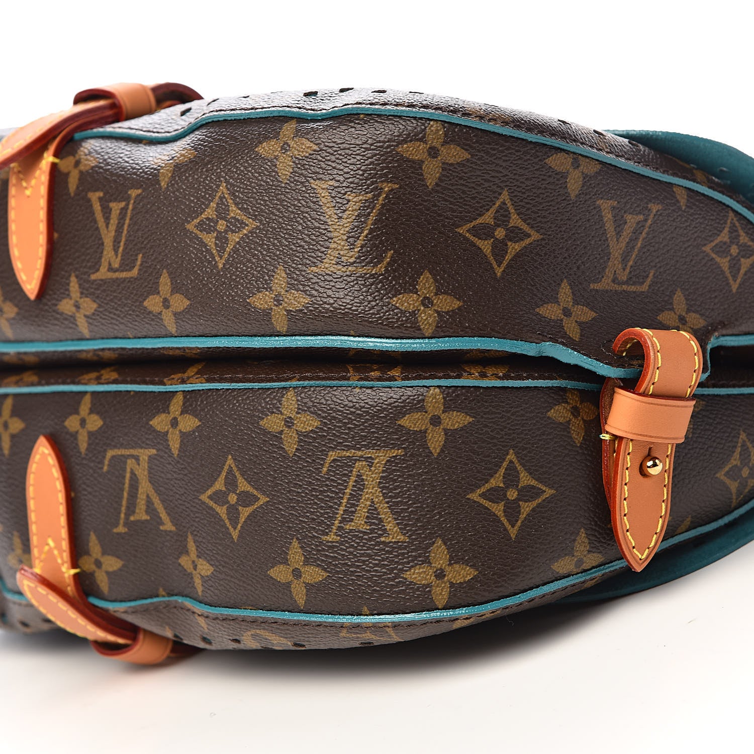 Louis Vuitton Monogram SC Flore Saumur Teal 9 of 10