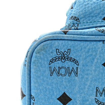 MCM Visetos Mini Stark Backpack Blue 13 of 21