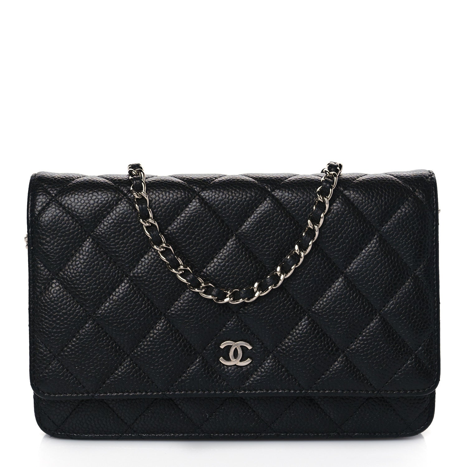 Chanel Caviar Quilted Wallet On Chain WOC Black 1 of 19