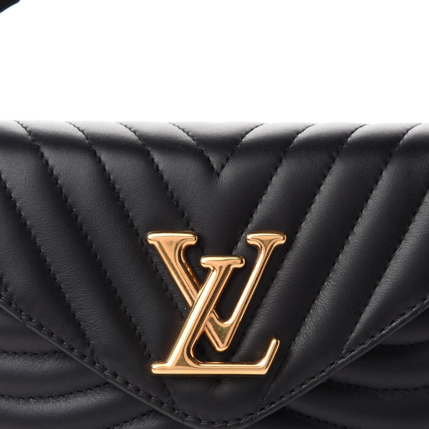 Louis Vuitton Calfskin New Wave Multi Pochette Black 9 of 10