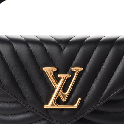 Louis Vuitton Calfskin New Wave Multi Pochette Black 9 of 10