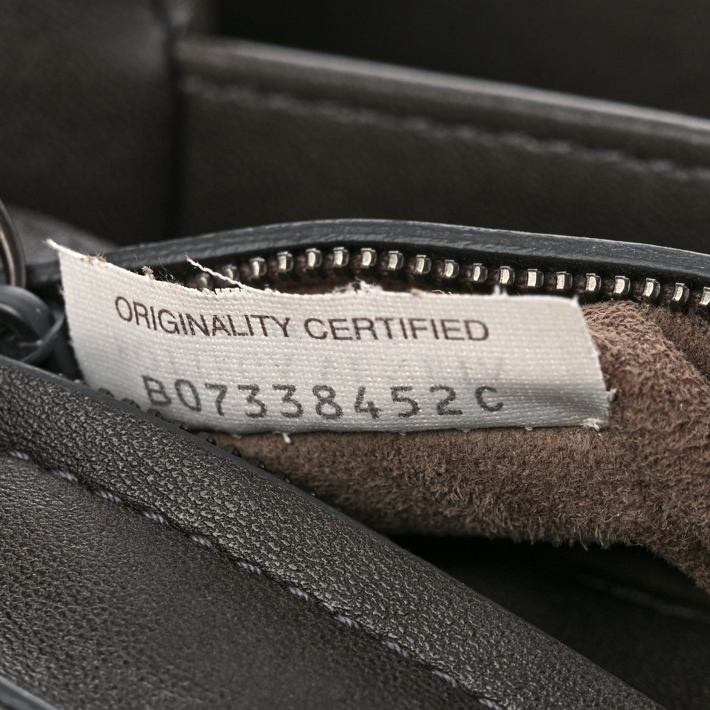 Nappa Intrecciato Olimpia Knot Bag Grey