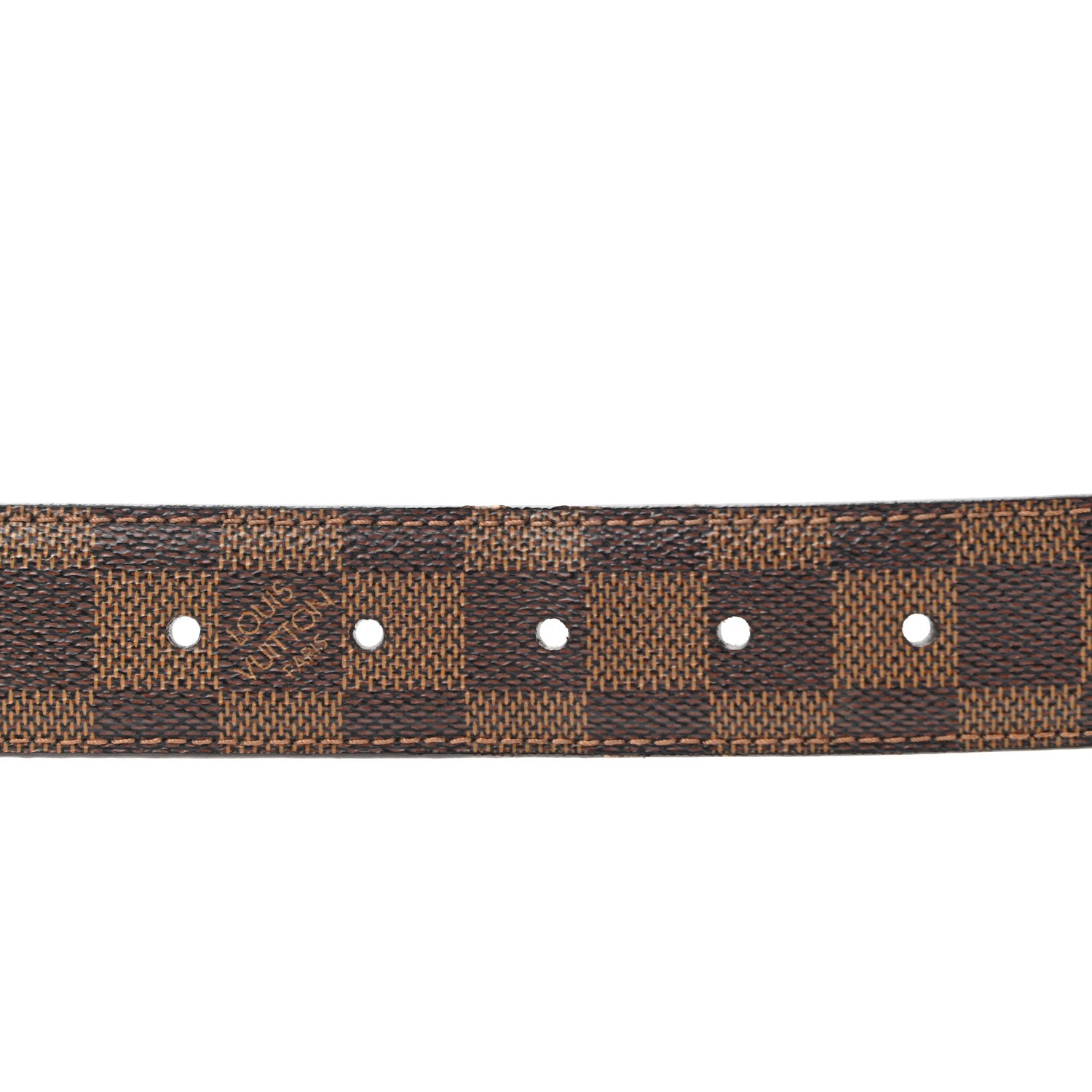 Louis Vuitton Damier Ebene Riveted Belt 85 34 3 of 7
