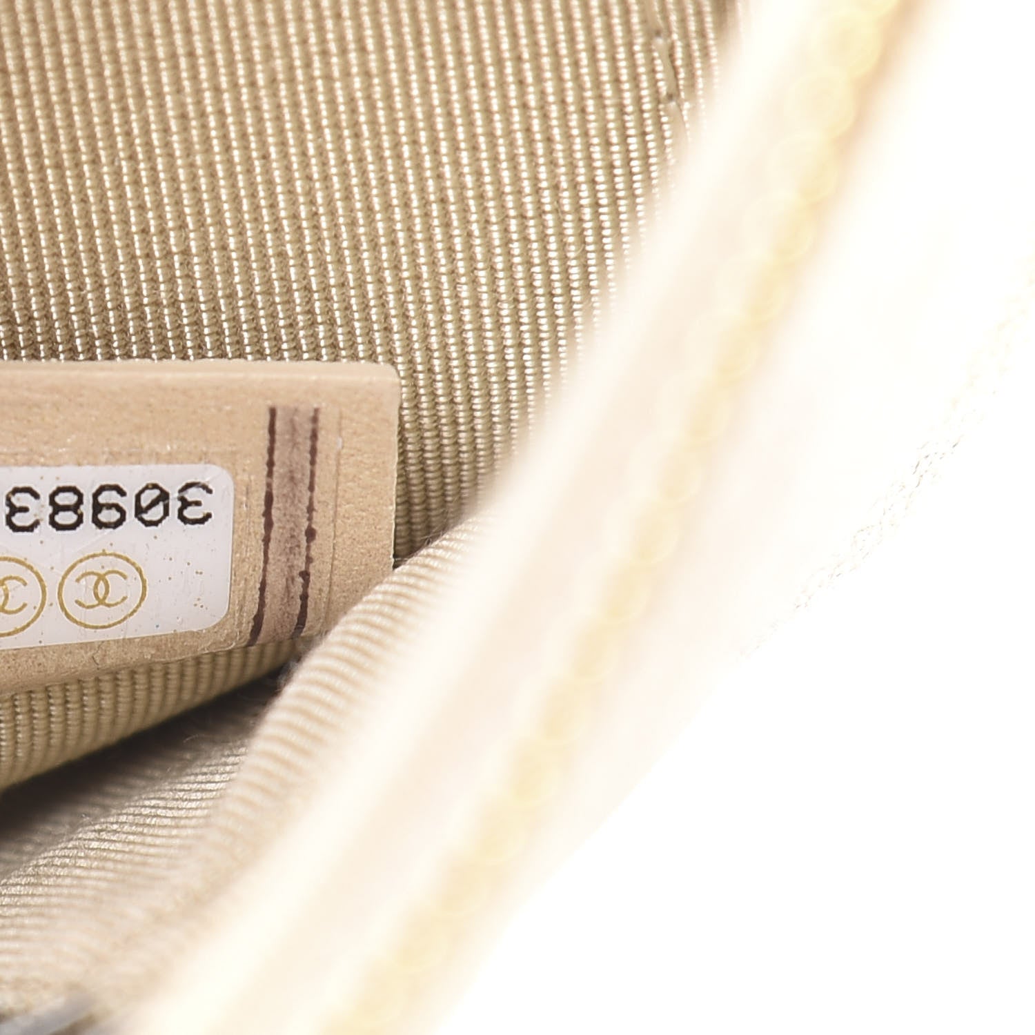 Chanel Metallic Lambskin Quilted Cosmetic Case Gold 7 of 8