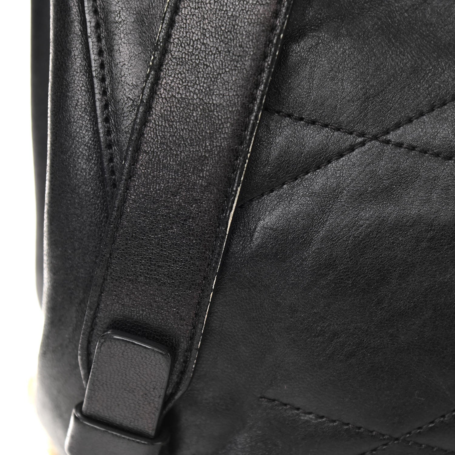 Lanvin Lambskin Quilted Medium Sugar Shoulder Bag Black 14 of 15
