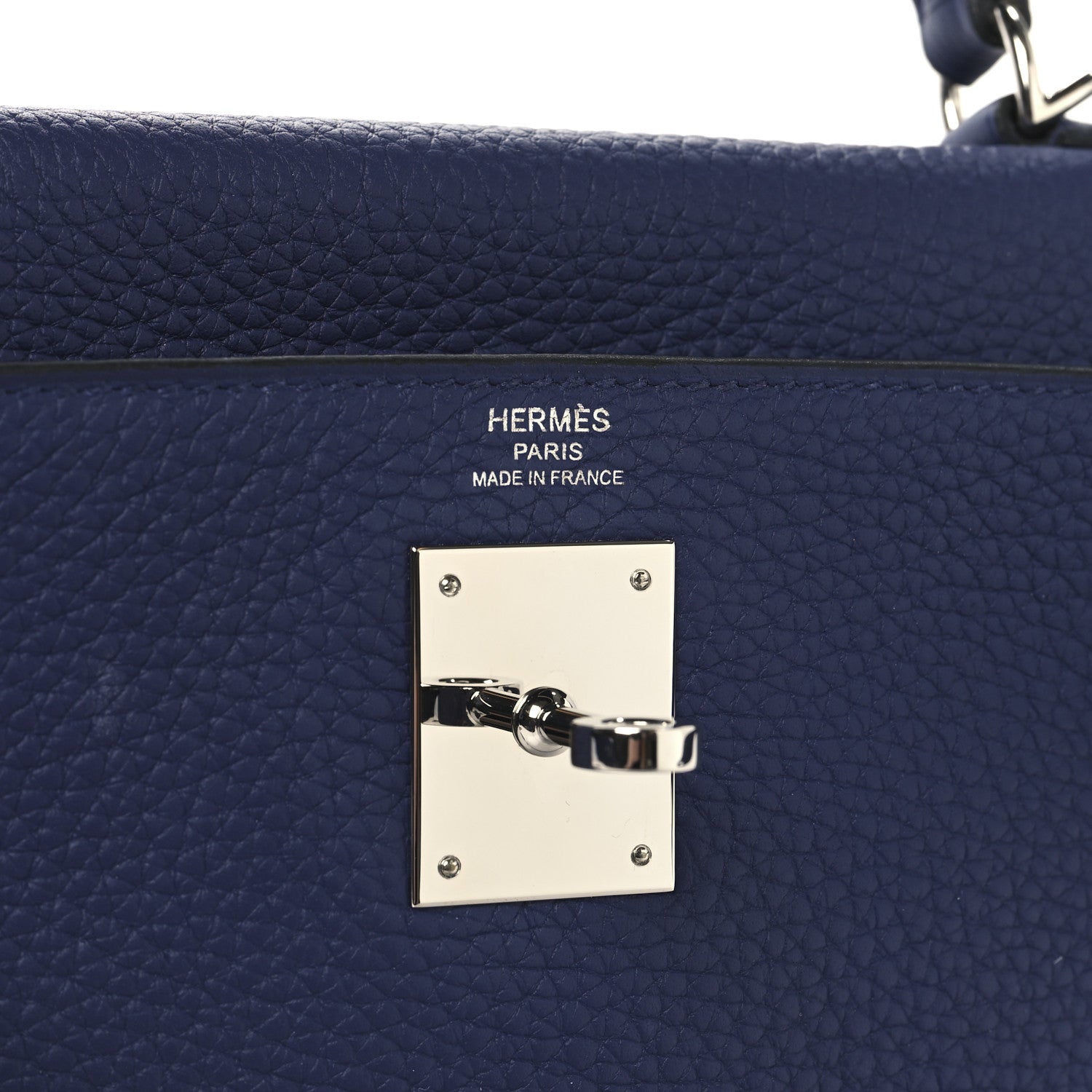 Hermes Togo Kelly Retourne 28 Bleu Encre 6 of 12