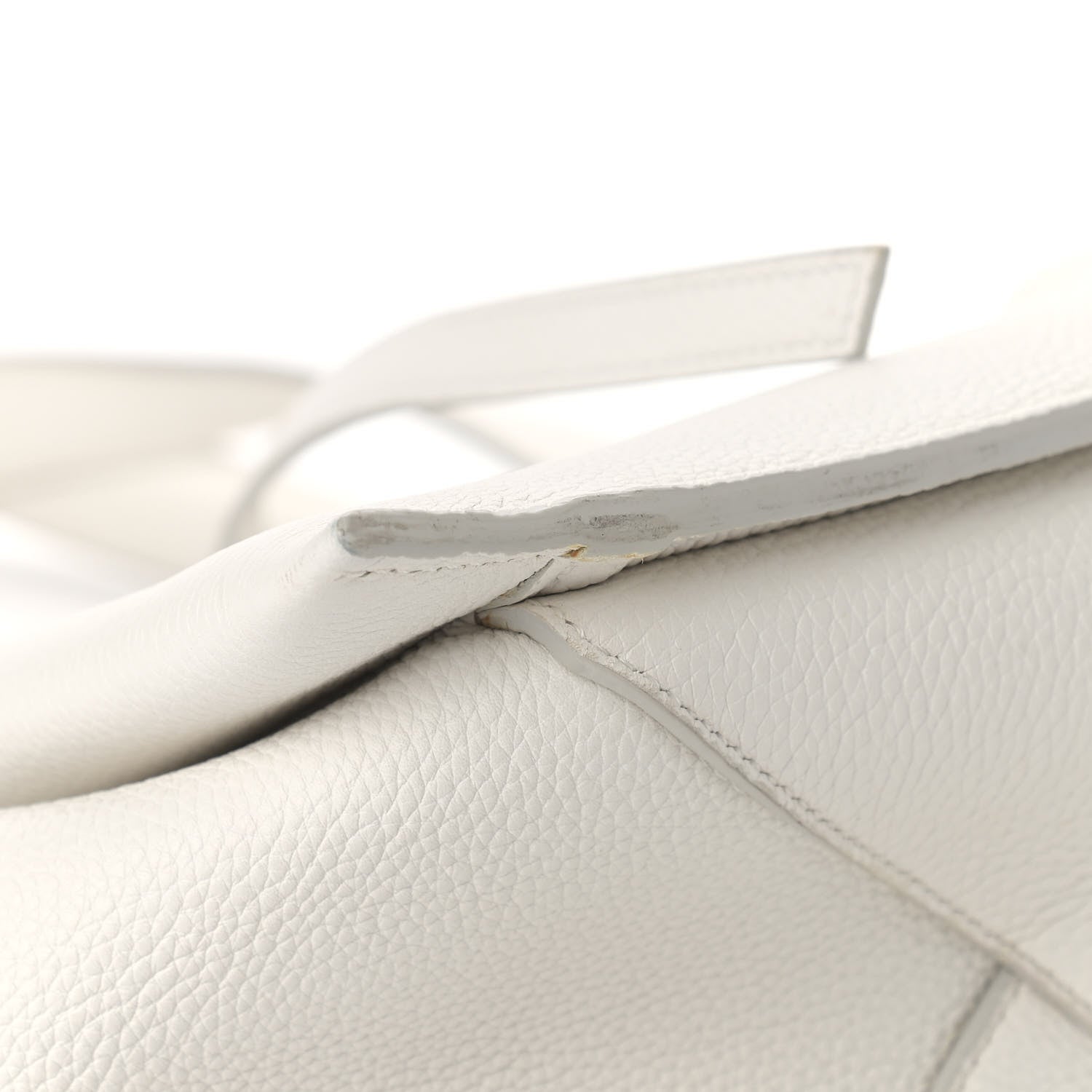 Celine Baby Grained Calfskin Small Tri-Fold Bag White 9 of 22