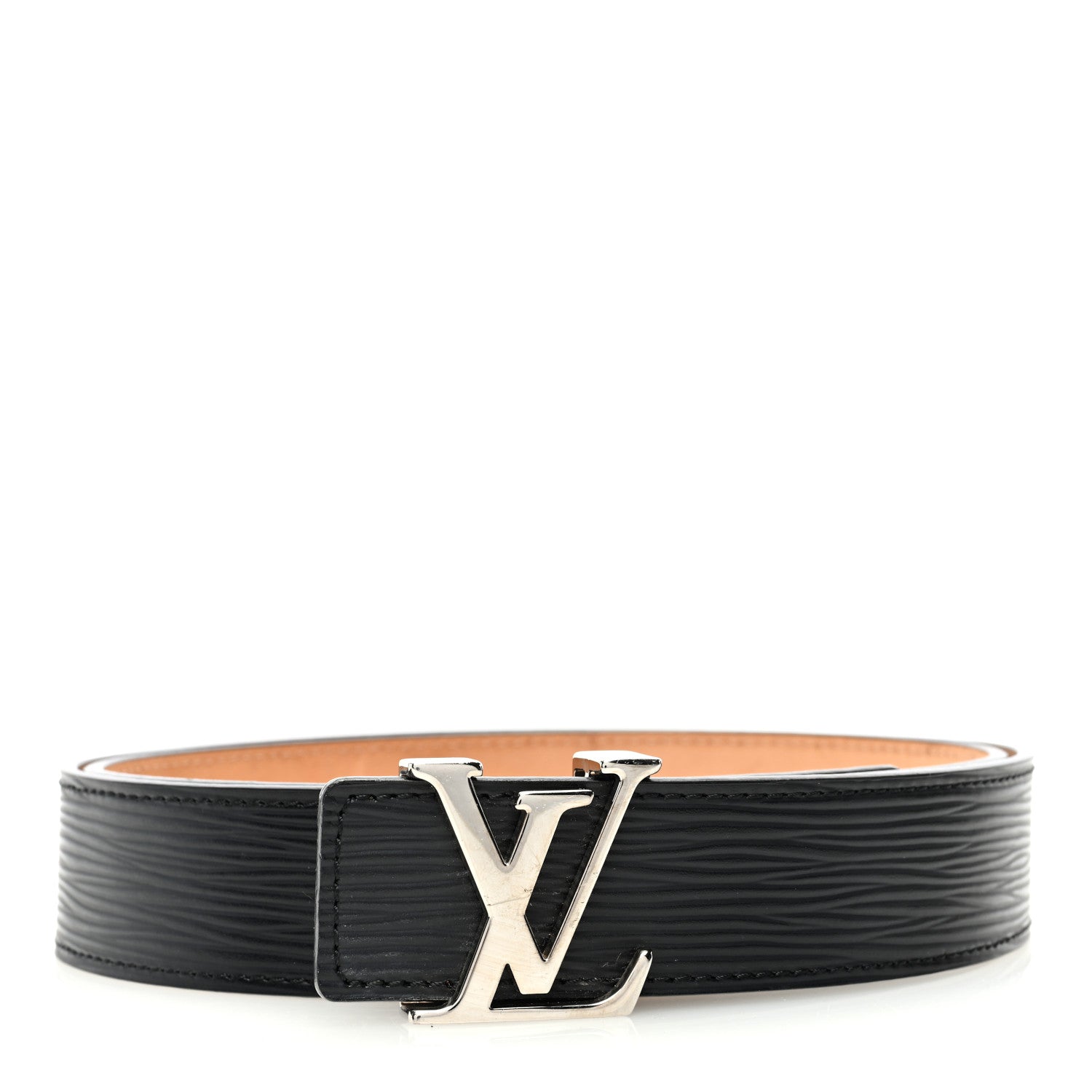 Louis Vuitton Epi 30mm LV Initiales Belt 85 34 Black 1 of 6