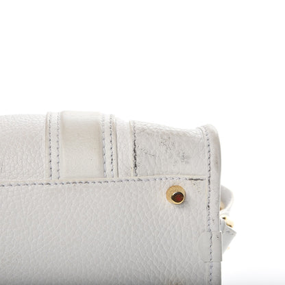 Burberry London Grainy Calfskin Medium Minford Portrait Tote White 4 of 16