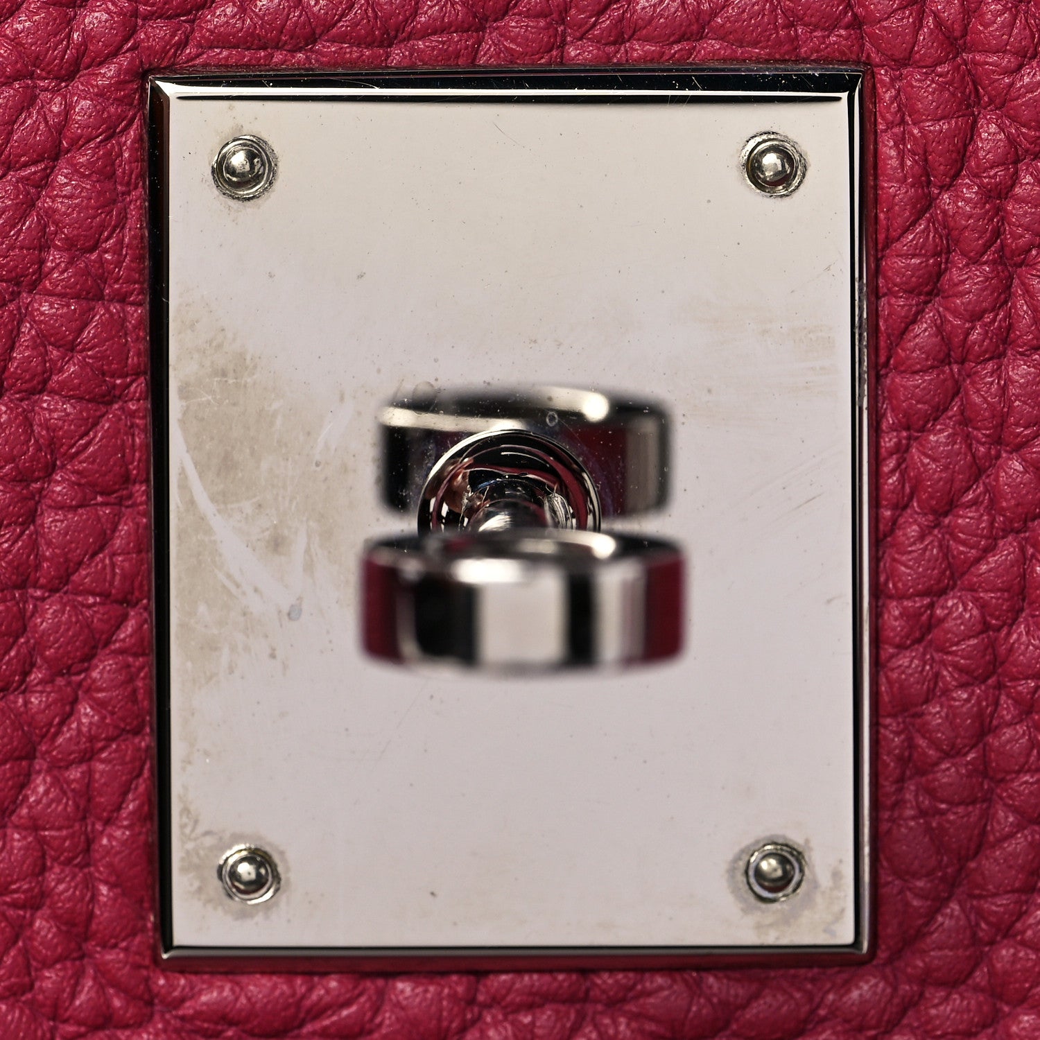 Hermes Taurillon Clemence Birkin 35 Rubis 23 of 48