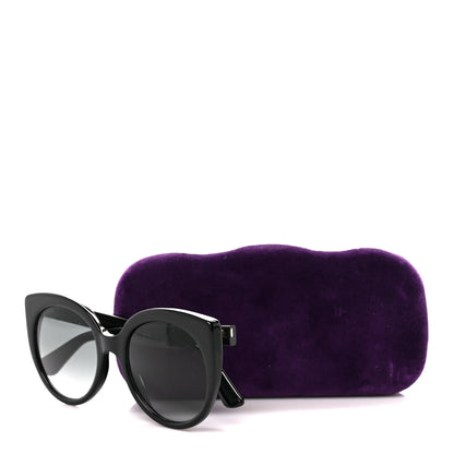 Gucci Cat Eye Sunglasses GG 0325S Black 8 of 8
