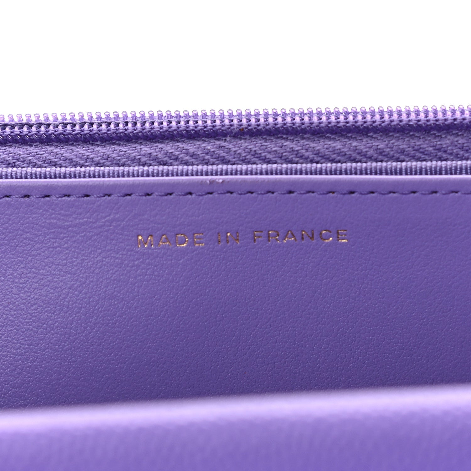 Chanel Caviar Quilted Wallet On Chain WOC Purple 7 of 10