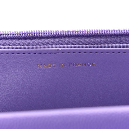 Chanel Caviar Quilted Wallet On Chain WOC Purple 7 of 10