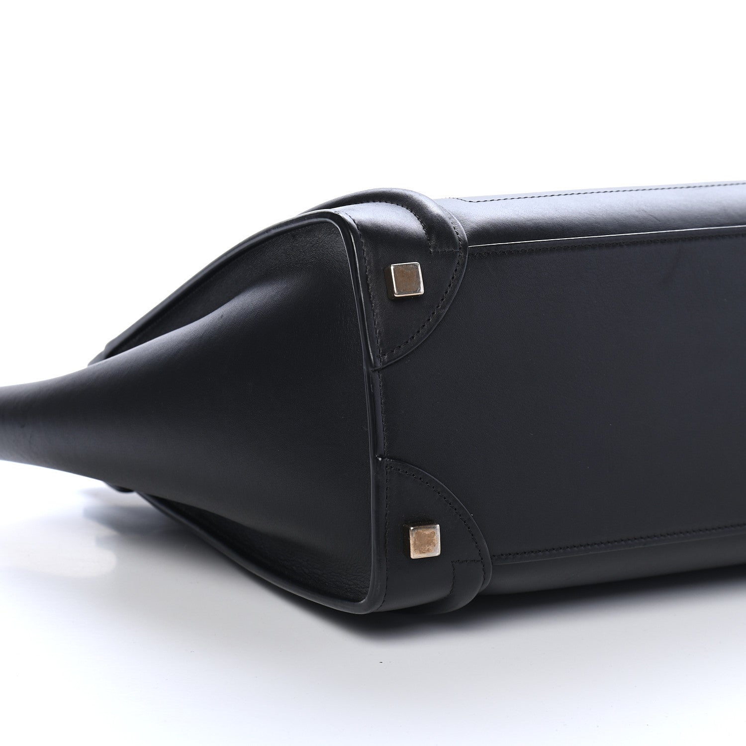 Celine Smooth Calfskin Micro Luggage Black 8 of 9